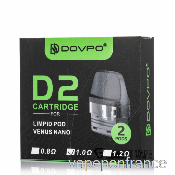 Dovpo D2 Gousses De Remplacement Limpides 1.0ohm D2 Pods Stylo Vape